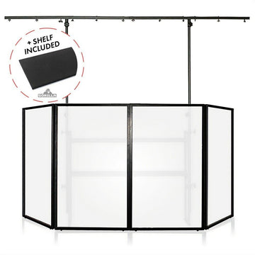 Gorilla DJB300 Complete DJ Booth With Carpet Shelf