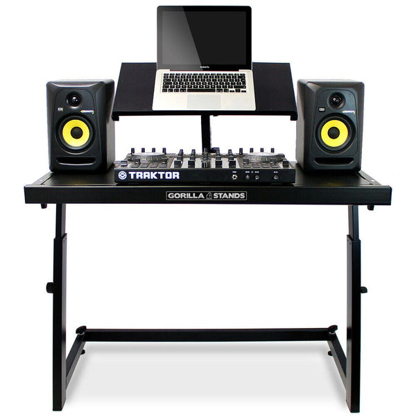 Gorilla Stands DS-1 DJ Deck Stand CDJ Controller Mixer Laptop Workstation