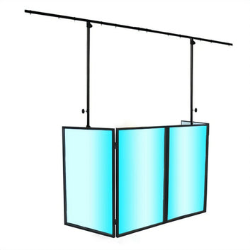 Gorilla DJB300 Complete DJ Booth With 2 Carpet Shelves